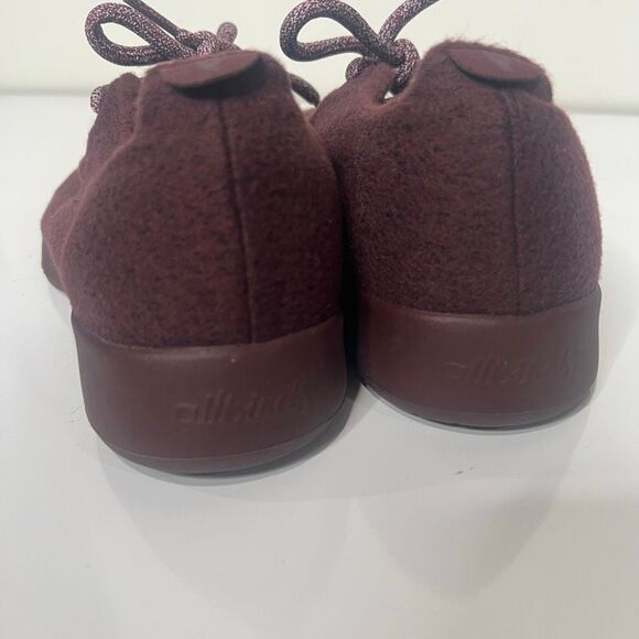 AllBirds Wool Runners Burgundy Purple Sneakers Sz 9 - Picture 2 of 6